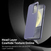 For Samsung Galaxy S24 5G Smart View Window Leather Phone Case with Card Slot(Purple)
