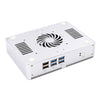 HYSTOU H2 Windows / Linux System Mini PC, Intel Core I5-7267U Dual Core Four Threads up to 3.50GHz, Support mSATA 3.0, 4GB RAM DDR3 + 256GB SSD (White)