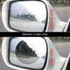 Car Round PET Rearview Mirror Protective Window Clear Anti-fog Waterproof Rain Shield Film, Diameter: 10cm
