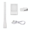 LED Reading Light Clip Book USB Charging Mini Bedside Learning Lamp(White)