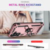 For Samsung Galaxy A36 5G Shockproof TPU + PC Phone Case with Holder(Rose Gold)