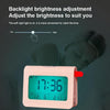 ZKLiLi Lazy Snooze Applet Alarm Clock Bedside Bluetooth Multifunctional Silent Digital Alarm Clock(Gray)