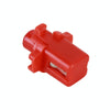 10 PCS B8.3 0.2W DC12V Wedge Instrument Panel COB LED Light Dashboard Gauge Cluster Indicator Lamp Bulb (Red Light)