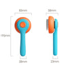 Cat Deshedding Comb - Blue/Orange - Needle Comb for Grooming