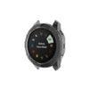 For Garmin Fenix 6X / 6X Pro Smart Watch Half Coverage TPU Protective Case(Transparent Black)