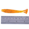 HENGJIA SO0205P 5 PCS 8cm/5g  Screw Tail Soft Fishing Lure Artificial Baits