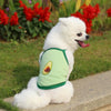 Avocado Green Mesh Pet Vest Set (2pcs) - Breathable Summer Dog/Cat Clothes - M