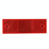 10 PCS Car Rear Bumper Warning Plastic Reflector and Sign(Red)