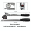 HSD TB-3208 8mm Diameter Manual Stainless Steel Pipe Iron Tube Bender Air Conditioner Copper Pipe Aluminum Pipe Bender