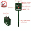 Environmental Friendly White + Red Light Solar-powered LED Ultrasonic Animal Repeller Bird Cat Dog Control Device With 6.5V / 0.1W Solar Panel & PIR Sensor & Light Sensor, Got the CE / ROHS Certification