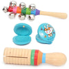 10 in 1 Children Musical Instrument Combination Wooden Early Education Baby Musical Instrument Toys(Boy)