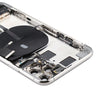 iPhone 11 Pro Back Cover Assembly (Silver) with Side Keys & Wireless Charging