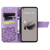 For Asus Zenfone 10 Butterfly Love Flower Embossed Leather Phone Case(Lavender)