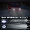 7 inch(5X7)/(7X6) H4 DC 9V-30V 3500LM 35W Car Square Shape LED Headlight Lamps for Jeep Wrangler