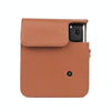 Full Body Camera Retro PU Leather Case Bag with Strap for FUJIFILM instax mini 40 (Brown)