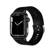 GT22 1.85 inch TFT Screen Silicone Band Health Smart Watch, Support Bluetooth Call / Plateau Blood Oxygen / Body Temperature / Arrhythmia / TI Heart Rate Monitoring(Black)