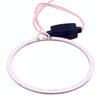 80mm 5W 180LM Angel Eyes Circles Car Headlight Pink Light COB LED Lights for Vehicles, DC 12-24V