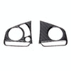2 in 1 Carbon Fiber Steering Wheel Button Trim Interior DIY Sticker for Honda Civic 10th Gen 2016-2019(Deluxe)