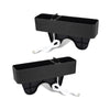 1 Pair Car Multi-functional Seat Crevice USB Storage Box(Black)