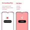 2 PCS ENKAY Hat-prince Full Glue 0.26mm 9H 2.5D Tempered Glass Full Coverage Film for Redmi Note 8 Pro