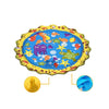Cartoon Pattern Round Inflatable Outdoor Lawn Sprinkler Pad Children Pad, Diameter: 100cm