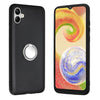 For Samsung Galaxy A06 5G Matte Ring Holder TPU Phone Case(Silver)