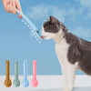 Cat Feeding Spoon, Squeeze Pet Food Spoon, Pink
