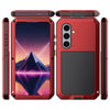 For Samsung Galaxy S25 5G Shockproof Life Waterproof Silicone + Zinc Alloy Phone Case(Red)