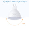 LED Light Cup 2835 Patch Energy-Saving Bulb Plastic Clad Aluminum Light Cup, Power: 7W 12 Beads(MR16 Milky White Cover (Warm Light))