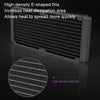 COOLMOON CM-YM-240T Digital ARGB Lens Edition Integrated Water Cooling CPU Cooler Temperature Display CPU Fan(White)