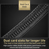 Leather Texture Belt Men Business Fashion Automatic Buckle Belt 120cm x 1(Square Buckle)