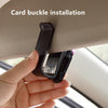 Vehicle Mounted Glasses Clip Car Eyeglass Bill Holder, Package: OPP Bag(Silver)