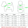 Red Snowflake Dog Christmas Coat - XS