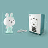 3W Cartoon Crown Pet USB Touch Control Night Light(Rabbit Light Blue)