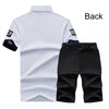 Summer Men T-shirt Half-sleeved Sports Suit, Size: XXXXL()