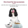 Pink Pumpkin Pet Bowl, Stainless Steel, 400ml (Cat/Small Dog)