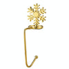 Christmas Decorative Hook Cartoon Christmas Hanger, Spec: Gold Snowflake