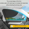 Car Magnetic Summer Sun Protection Insulating Privacy Curtain, Specification: Main Driver Arc