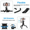 PULUZ Mini Octopus Flexible Tripod Holder with Ball Head & Phone Clamp + Tripod Mount Adapter & Long Screw for SLR Cameras, GoPro, Cellphone, Size: 30cmx5cm