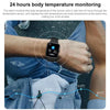 G12 1.7 inch IPS Screen Smart Watch, Support Bluetooth Calling / Body Temperature Monitoring (Pink)