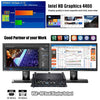 HYSTOU K4 Windows 10 or Linux System Mini ITX PC, Intel Core i5-4200U 2 Core 4 Threads up to 1.60-2.60GHz, Support mSATA, WiFi, 4GB RAM DDR3 + 256GB SSD
