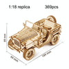 MC701 Jeep 3D Three -Dimensional Puzzle Board Children Wood Puzzles Model