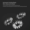 3D Floating Head Electric Shaver Charging Three-blade Wet and Dry Razor(Silver)