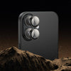 For iPhone 16 / 16 Plus hoco V12 Plus 3D Eagle Eye Metal Lens Protective Film(Black)