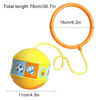 Kids Portable Glowing Ankle Skip Ball One Foot Bouncing Balls, Spec: Upgrade Version Blue