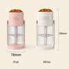 280ml Volcano Cup Rotating Air Humidifier Mini Colorful Ambient Light Car Aroma Diffuser(Pink)