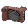 For Sony ILCE-6700 / A6700 Glossy Soft Silicone Protective Case(Coffee)