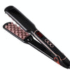 Multi-functional Long & Short Hair Styling Iron Ceramic Tourmaline Volumizing Hair Iron, Plug standard:EU(Black gold)