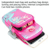 2 PCS B082 Sports Outdoor Arm Bag Mobile Phone Arm Band Running Fitness Mobile Phone Bag, Specification Large (Rose Red)