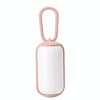 Portable Dog Poop Bag Dispenser & 15 Bags (Pink/White)